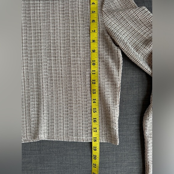 Zara | Metallic Knit Thread Crop Top | Long Sleeve Sweater | Size M - Picture 8 of 8